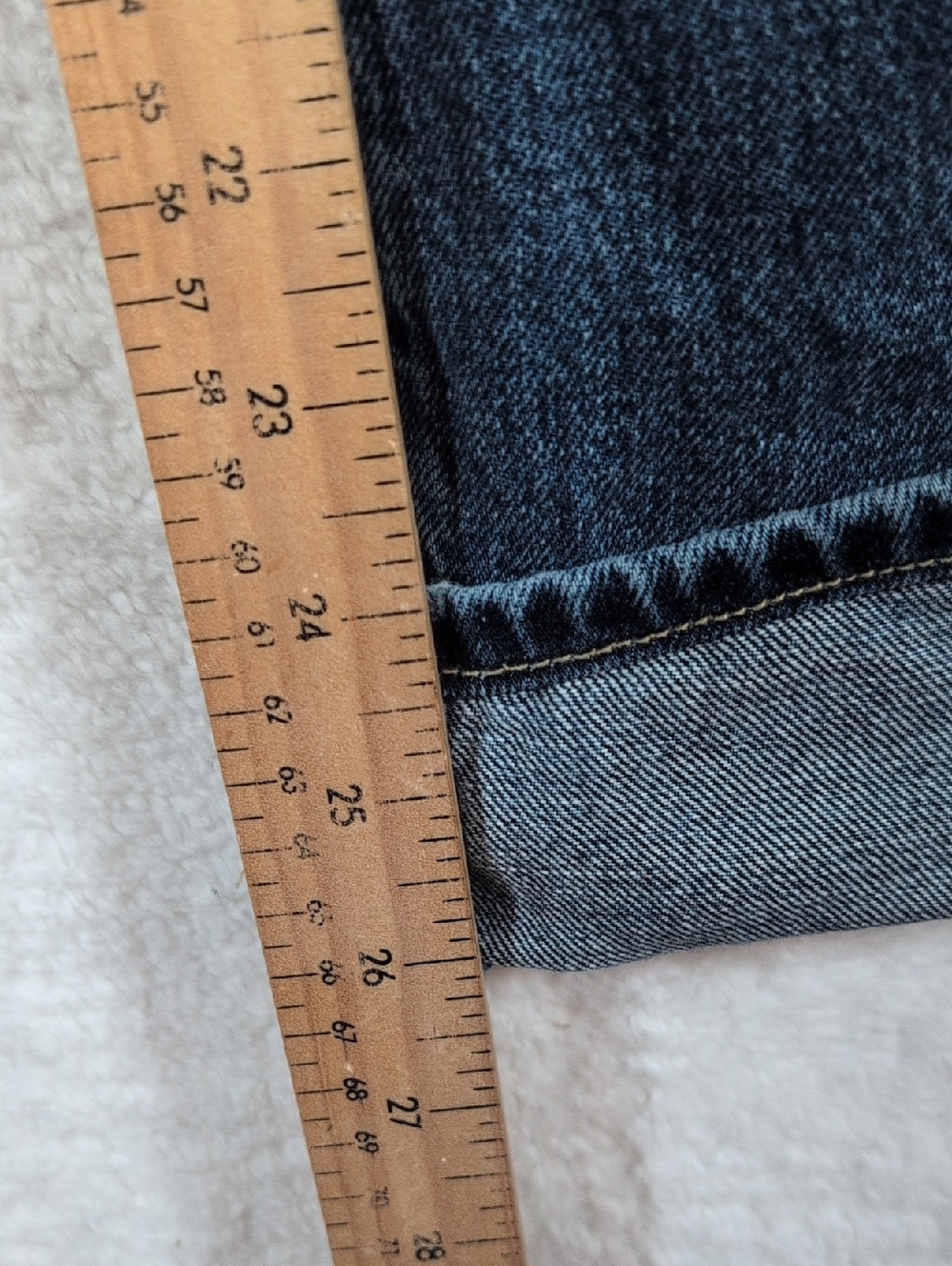 198-Liu-jo Style High-Rise Straight Jeans - Blue Denim‎ - Picture 6 of 9